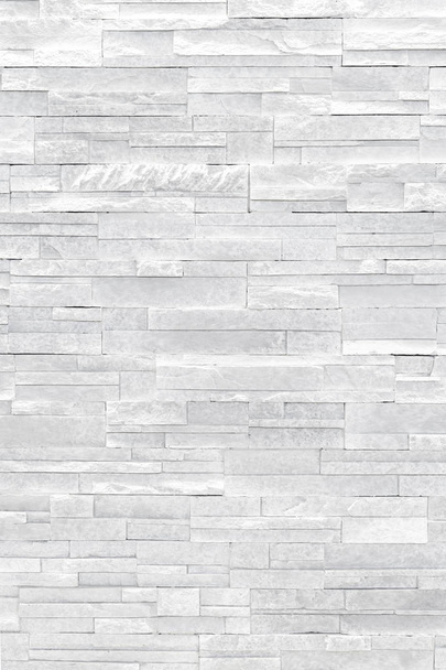 White stone veneer wall texture - Photo, Image