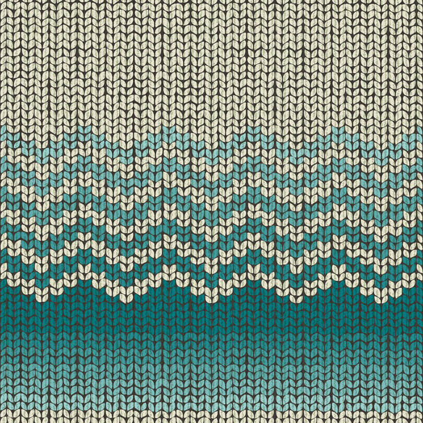 Breien van wol patroon, naadloze fabric-textiel - Vector, afbeelding