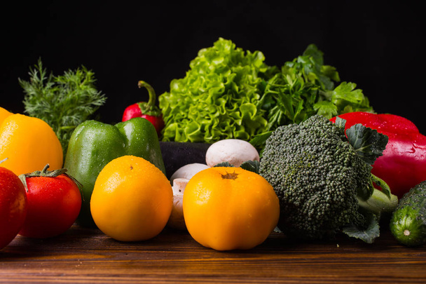 Verduras frescas alimentos saludables
 - Foto, imagen