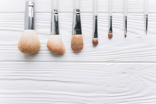  white brushes set - Foto, imagen