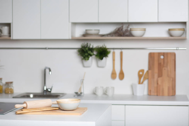 κουζίνα, πιάτα, σκεύη, μαγειρική, ξύλινα μέσα - Φωτογραφία, εικόνα