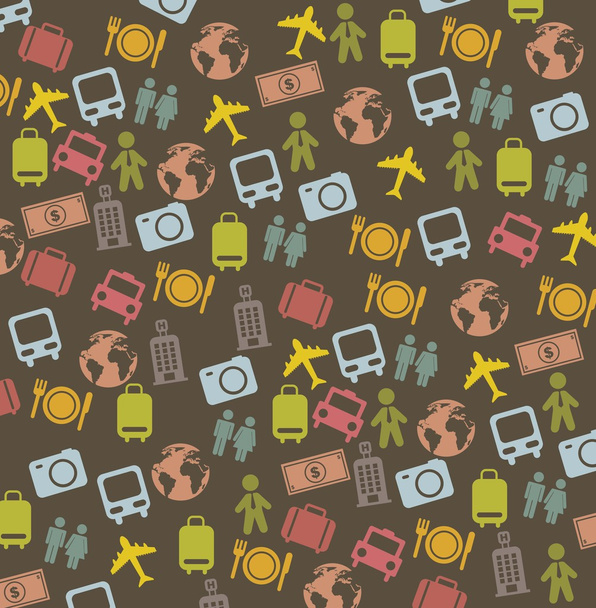 travel icons - Vector, Image