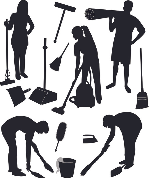 do cleaning - Vector, Image