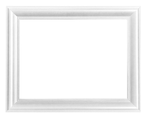Marco de imagen marco de madera blanca
  - Foto, imagen