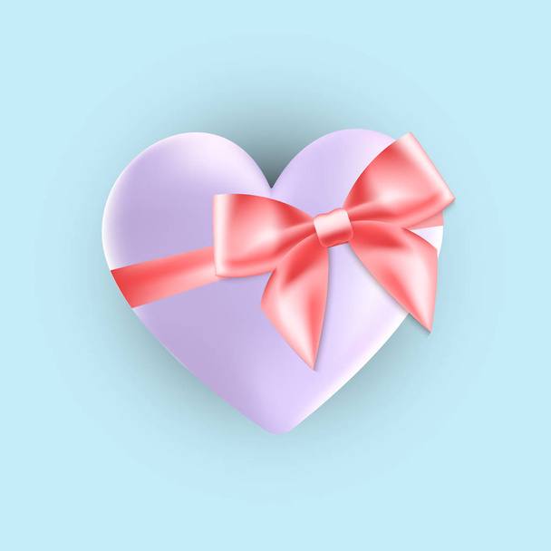 Een hart. Aftelkalender voor Valentijnsdag. Vectorillustratie. - Vector, afbeelding