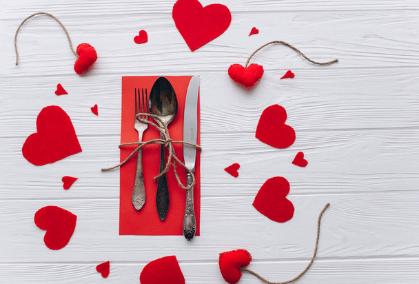 Valentine's Day.romantic supper - Photo, image