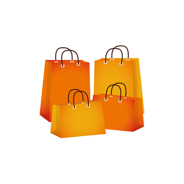 Shopping bags isolated - Vector, Image