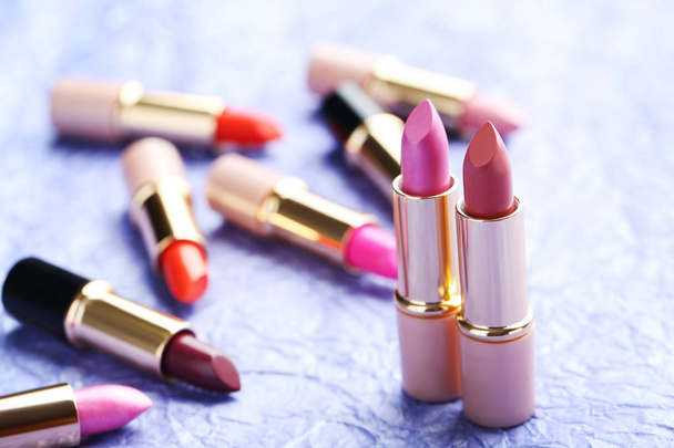 Composition of Colorful lipsticks - Photo, image