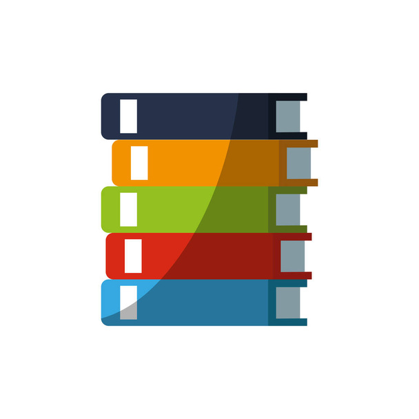 stack of books - Vector, Image