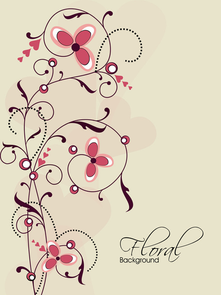 abstract floral achtergrond. EPS 10. - Vector, afbeelding