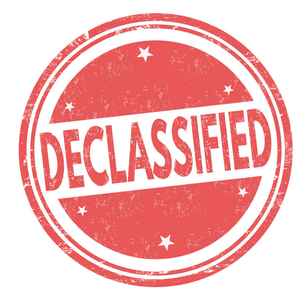 Declassified sign or stamp - Vector, Image