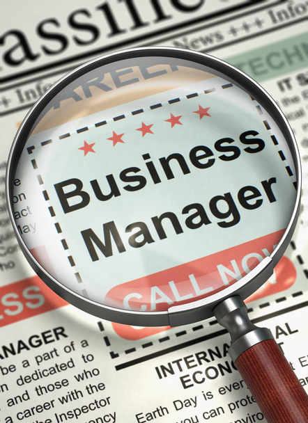 Business Manager Join Our Team. 3D. - Photo, Image