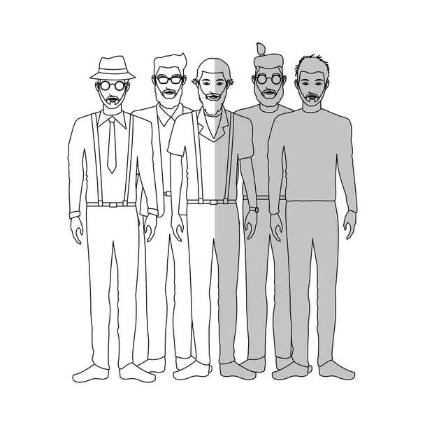 hipster style design - Vector, Image