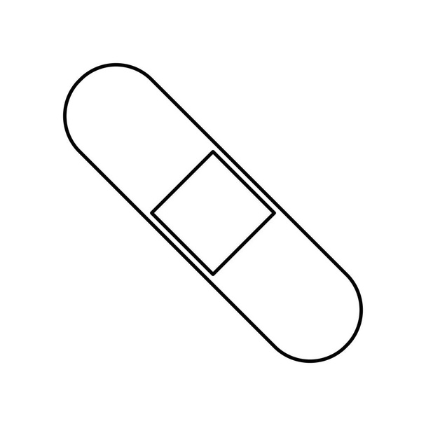 adhesive bandage icon - Vector, Image