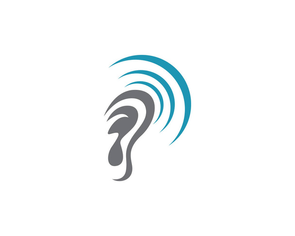 Plantilla de logotipo auditivo
 - Vector, imagen
