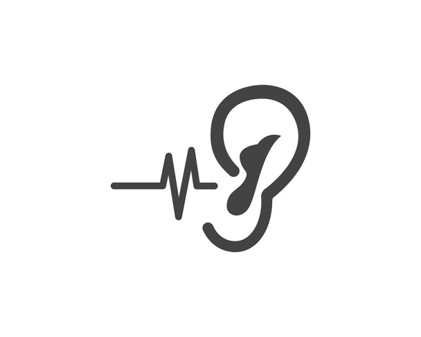 Hearing Logo Template - Vector, Image