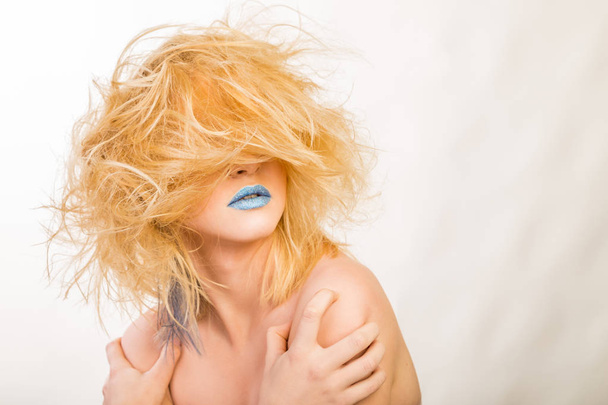 Maquiagem criativa e cabelo
 - Foto, Imagem