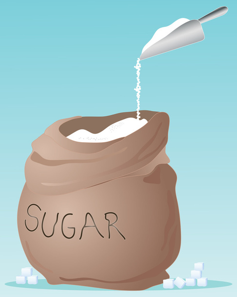 Sugar sack - Vector, Image