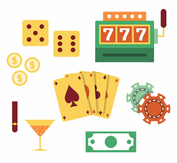 icône ensemble de casino
 - Vecteur, image