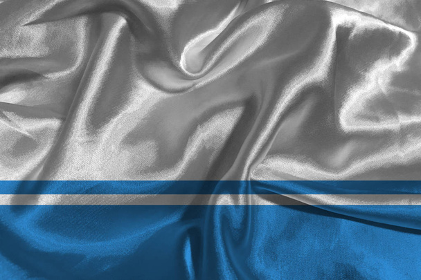 Altaj Köztársaság lobogója 3D-s illusztráció szimbólum. Oroszország zászlót - Fotó, kép