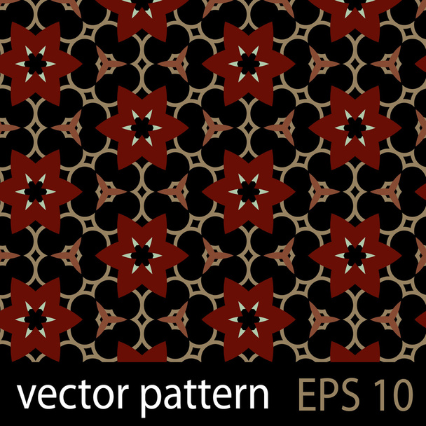 Grey, red and black geometric figures seamless pattern scrapbook paper set - Vektor, kép