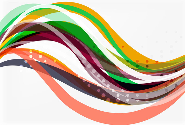 Елегантна барвиста хвиля, смуги
 - Вектор, зображення