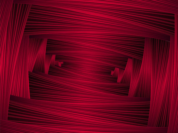 Fondo líneas giratorias túnel de ilusión óptica 5
 - Vector, imagen