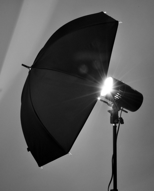 Studio black umbrella - Fotografie, Obrázek