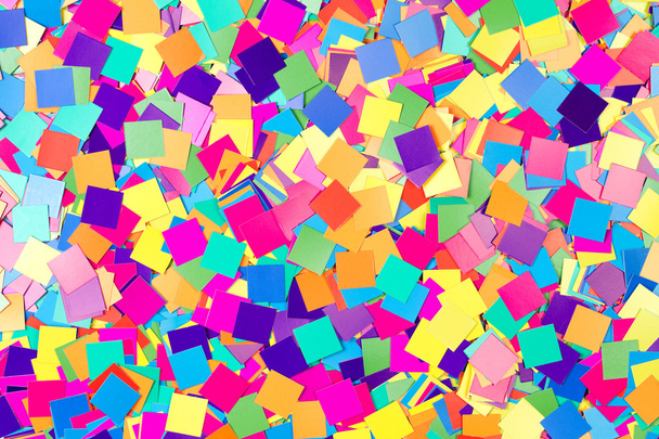 Colorful background of paper confetti - Zdjęcie, obraz
