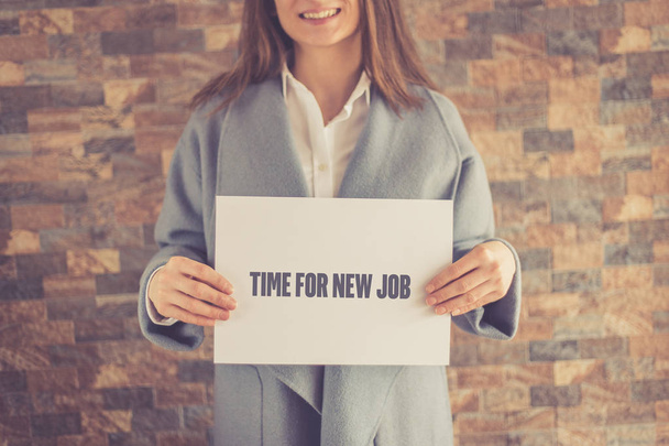 Zeit für neues Jobkonzept - Foto, Bild