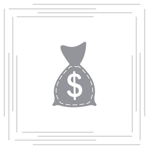 Плоская икона денег - Вектор,изображение