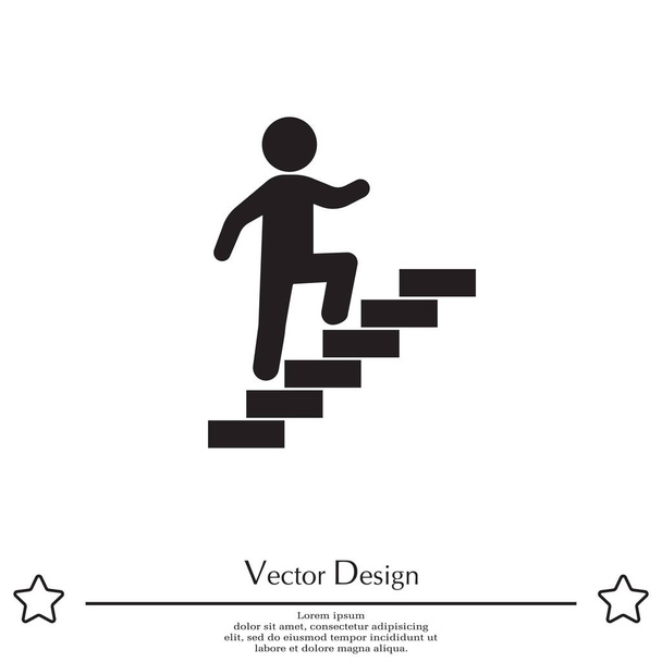 Символ "Поднимайся по лестнице"
 - Вектор,изображение