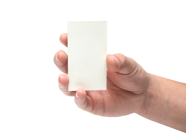 Man hand with card - Photo, Image