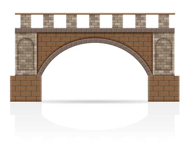 stone bridge stock vector illustration - Vector, afbeelding