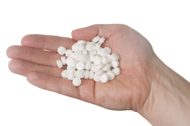 handfull tabletták - Fotó, kép
