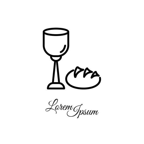 Icona della cena del Signore
 - Vettoriali, immagini