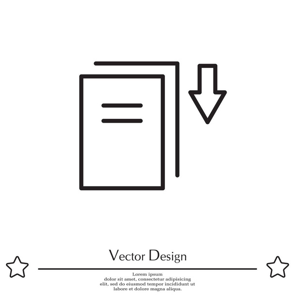 Download book icon - Vetor, Imagem