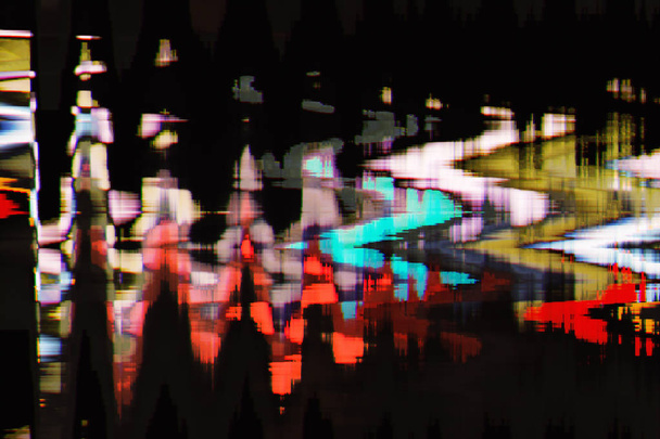 fondo de glitch textura abstracta a todo color
 - Foto, imagen