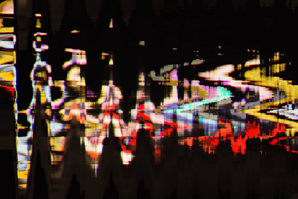 fondo de glitch textura abstracta a todo color
 - Foto, Imagen