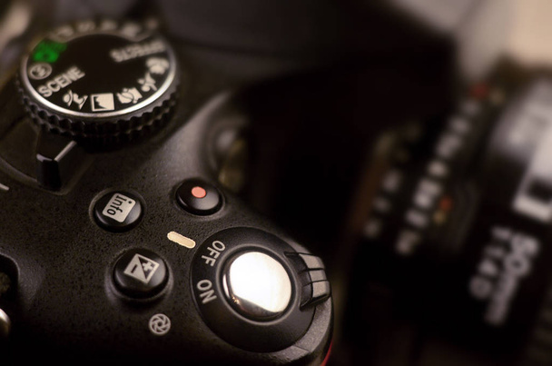 Details der modernen digitalen Slr-Fotokamera - Foto, Bild