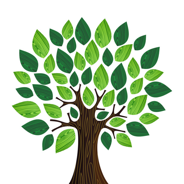 Eco friendly concept Tree - Vektor, obrázek