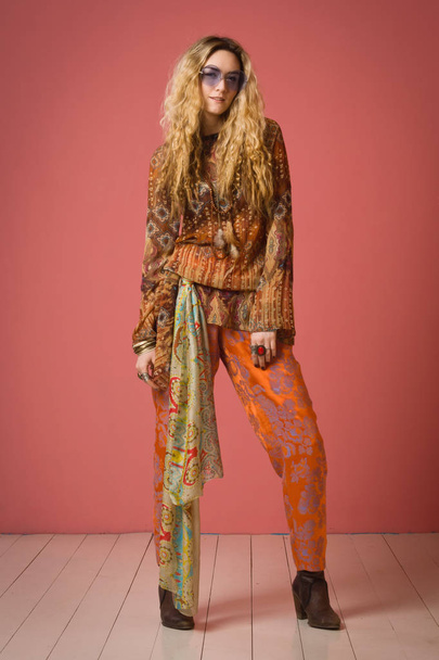 Hippie girl style - Photo, Image