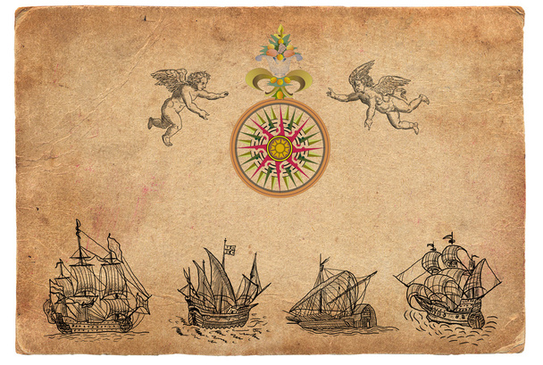 Old pirate map - Zdjęcie, obraz
