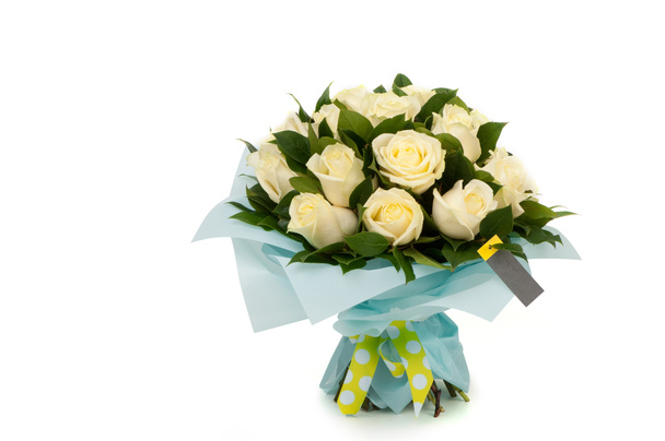 a bouquet of flowers on a white background - Photo, Image