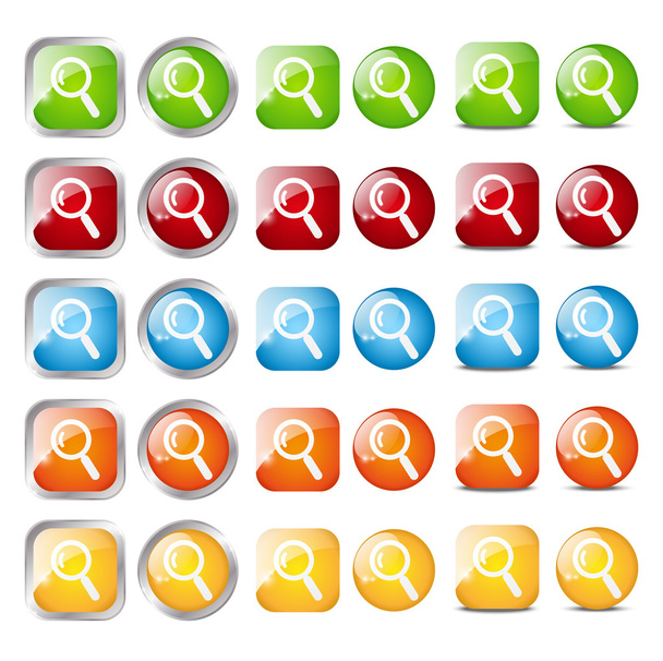Search buttons - Vector, Image