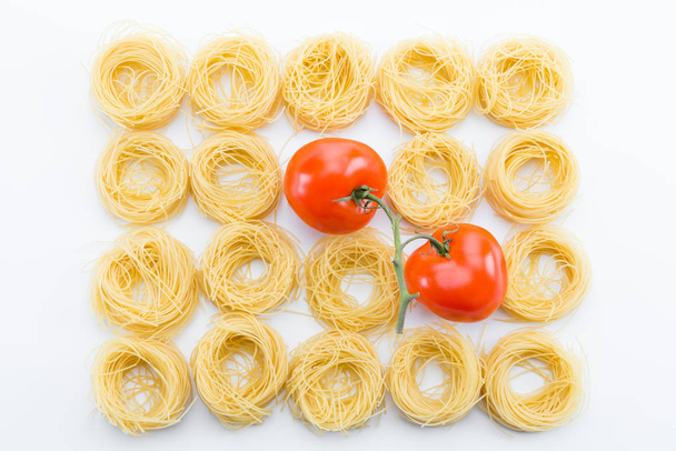 classical dry italian pasta - 写真・画像
