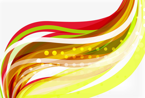 Vector geometric flowing lines abstract background - Vettoriali, immagini