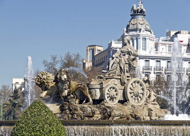 Cibeles Fountain in Madrid - Photo, Image