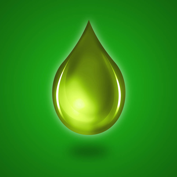 Oil drops illustration background - Фото, изображение