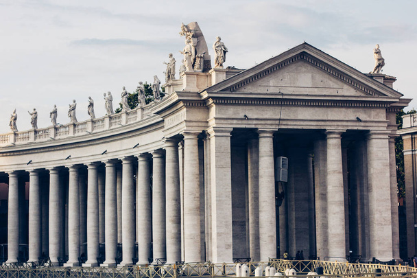 Saint Peters square at the Vatican - Zdjęcie, obraz